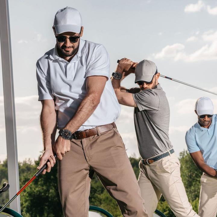 Produktbild Tech-Protect Nylon-Streifenarmband für Samsung Galaxy Watch 40/44/46 mm – Schwarz (Nylon)