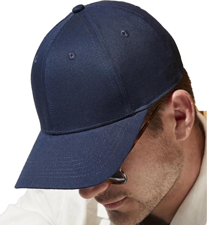 Actual product image Beechfield Classic 6 Panel Organic Cotton Cap (One size)