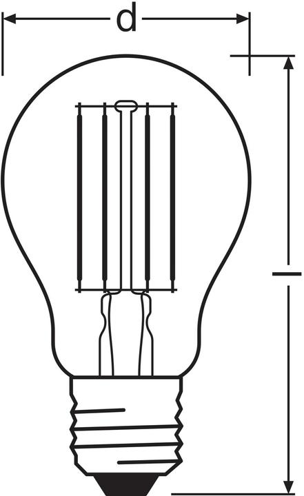 Immagine prodotto Osram Retrofit classico (E27, 7.50 W, 1055 lm, 1 x, D)
