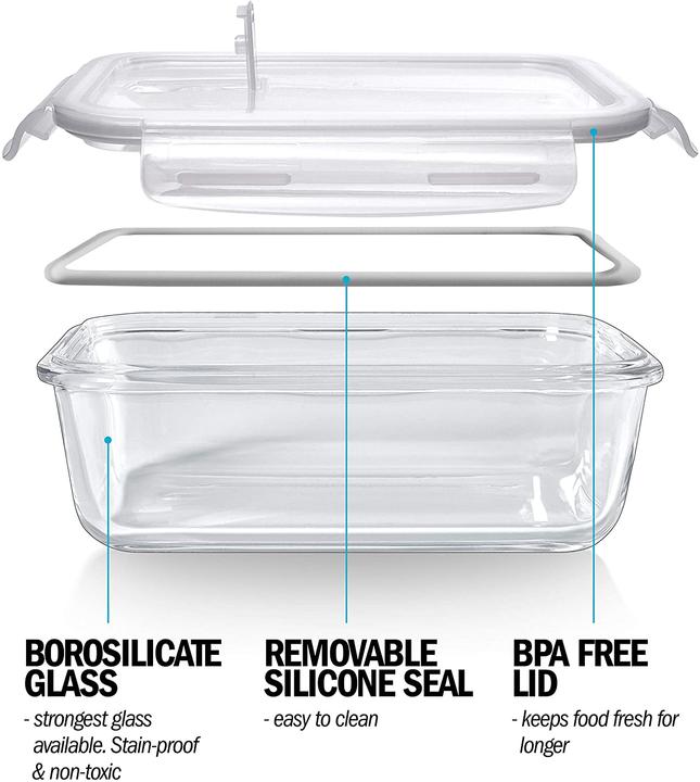 Actual product image Igluu Meal Prep Storage boxes (0.84 l)