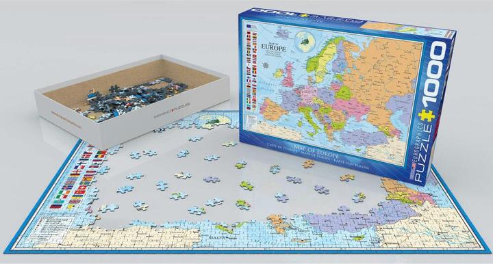 Produktbild Eurographics Karte von Europa (1000 Teile)