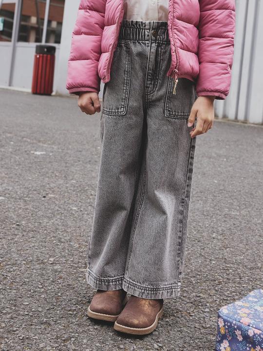 Produktbild Vertbaudet Weite Mädchen Jeans im Worker-Style (146)