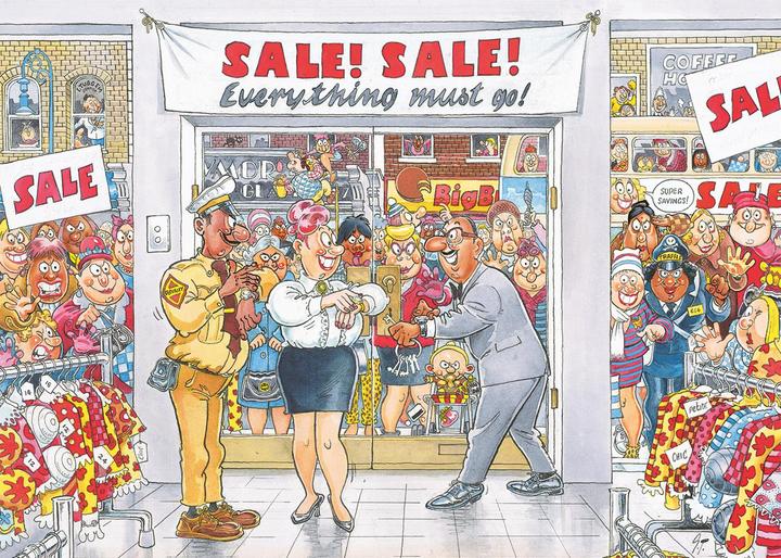 Produktbild Jumbo Puzzle Wasgij Retro Mystery 7 (1000 Teile)