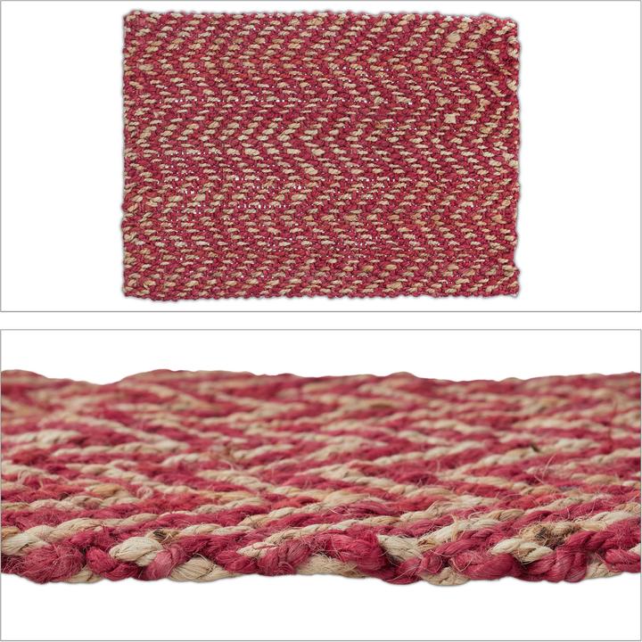 Productafbeelding Relaxdays Jute tapijt (60 x 90 x 1 cm)