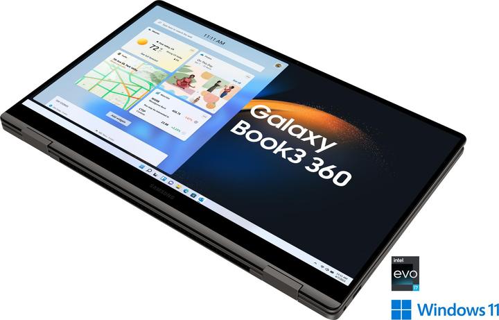 Actual product image Samsung Galaxy Book3 360 (15.60", 512 GB, 16 GB, DE, Intel Core i7-1360P)