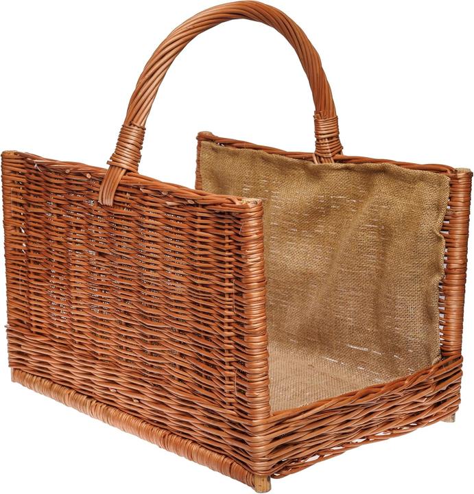 Image du produit Bogateco Weiden-Brennholzkorb mit Griff