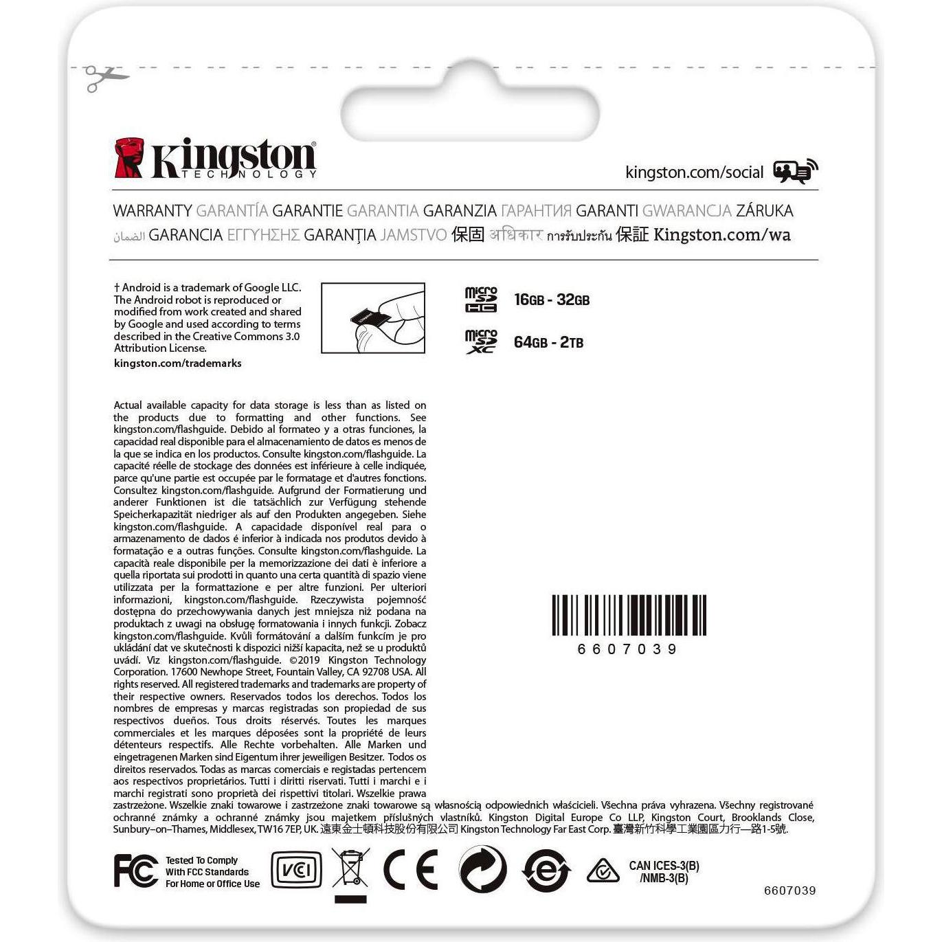 Thumbnail - Kingston Canvas Go Plus (512 GB, microSDXC, U3, UHS-I), Speicherkarte, Schwarz