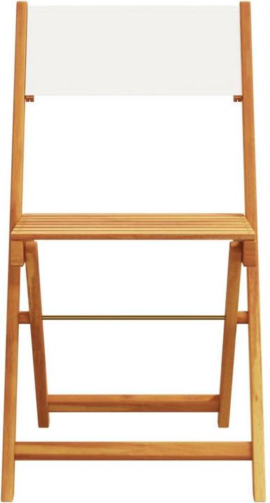 Immagine prodotto vidaXL Sedie da bistrot 2 pezzi. Acacia e tessuto