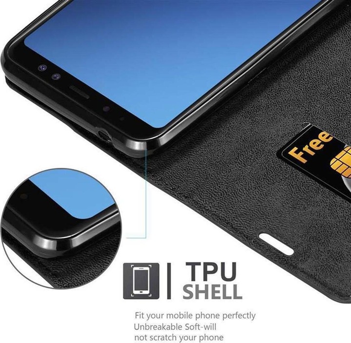 Produktbild Cadorabo Book Invisible Magnet Cover (Samsung Galaxy A8 (2018))