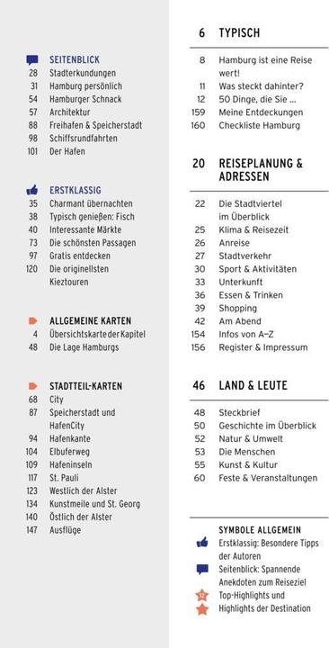 Actual product image on tour Reiseführer Hamburg (German, Elke Frey, 2019)