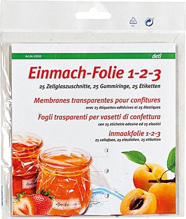 Actual product image Deti Jam paper Cellophane (25 pcs.)