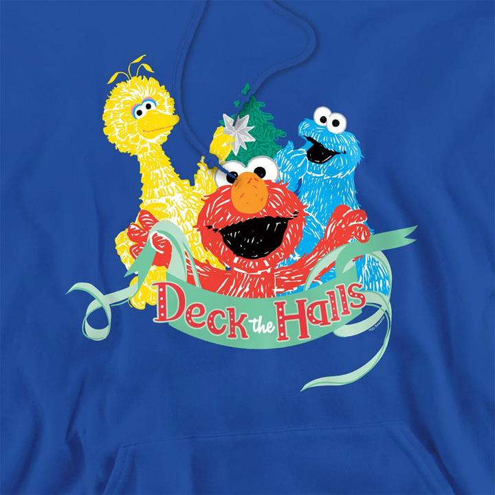 Produktbild Deck The Halls Kapuzenpullover weihnachtliches Design (M)