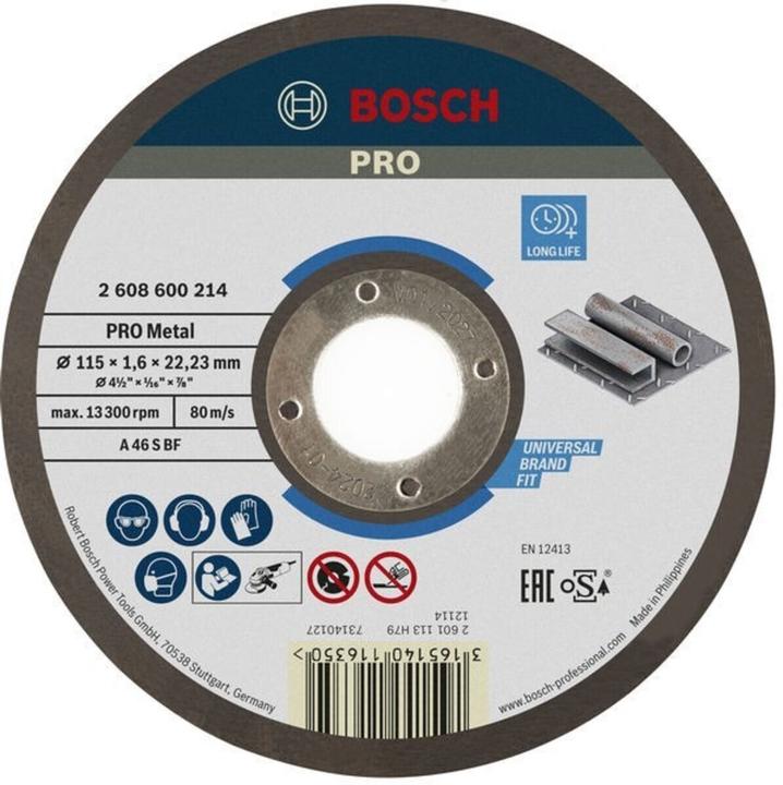 Produktbild Bosch Professional Zubehör PRO Metal Trennscheibe, 115 x 1,6 x 22,23 mm