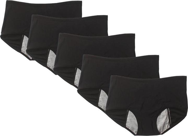 Bonbon Rose 5er-Pack hohe Menstruationshöschen (XL)