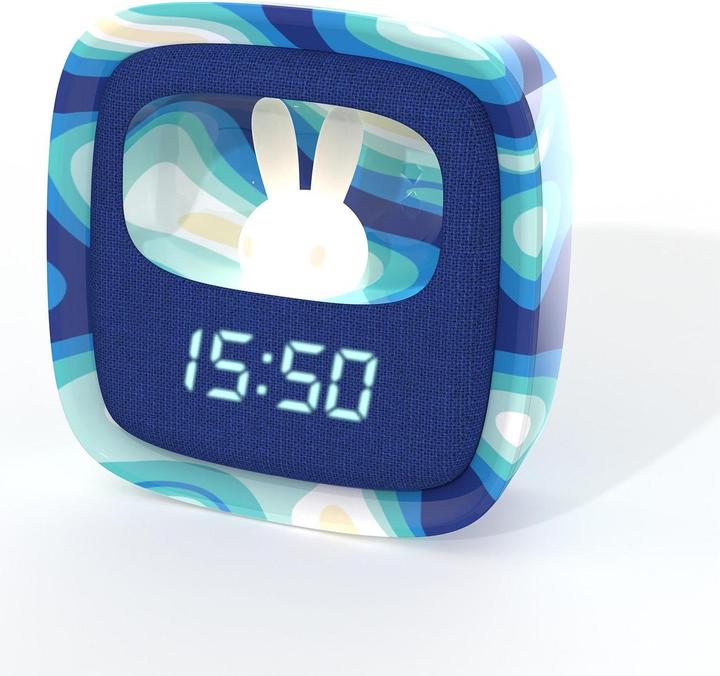 Mobility on Board MOB Réveil avec Lumière Billy Clock Blue Wave