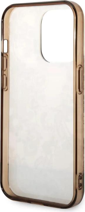 Productafbeelding Guess GUHCP14XHGPLHC iPhone 14 Pro Max 6,7" oker hardcase Porcelain Collection (Apple iPhone 14 Pro Max)