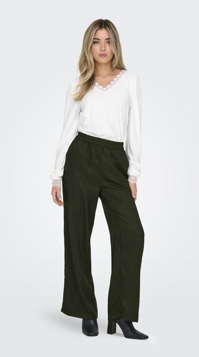 Actual product image Only ONLLULU Normal geschnitten Hose mit weitem Beinschnitt Hose mit weitem Beinschnitt (S)