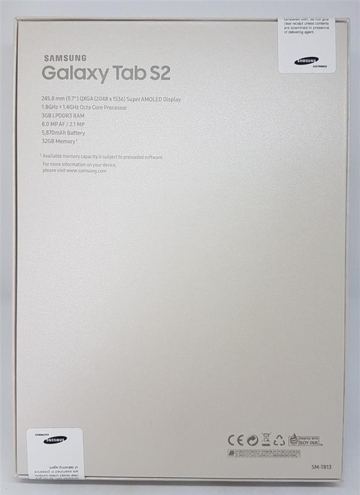 Produktbild Samsung Galaxy Tab S2 Value Edition (nur WLAN, 9.70", 32 GB, Schwarz)
