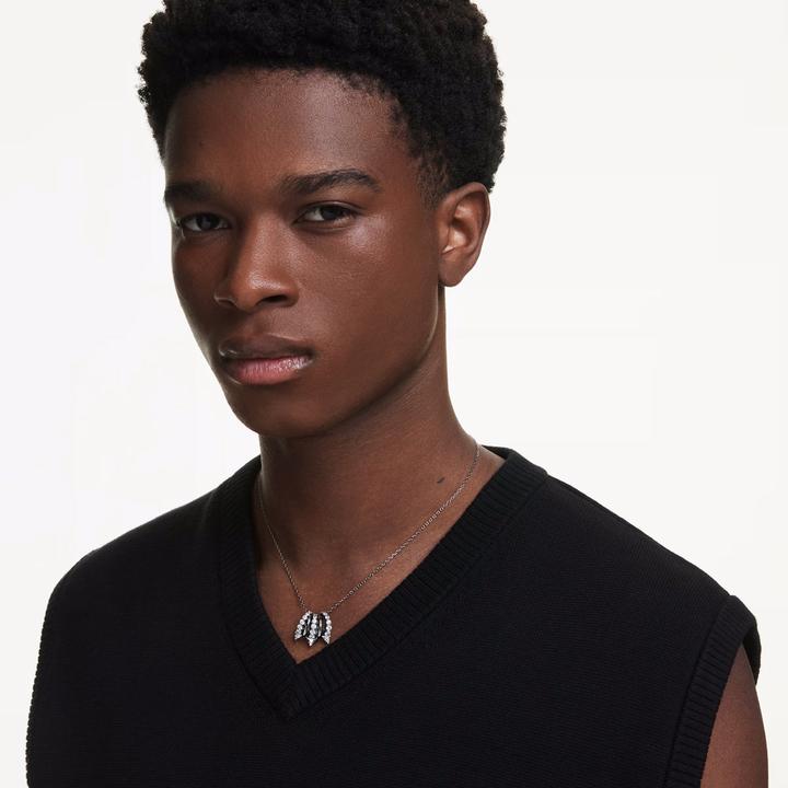 Produktbild Swarovski Sublima Halskette Weiss Rutheniert (Swarovski Metall)