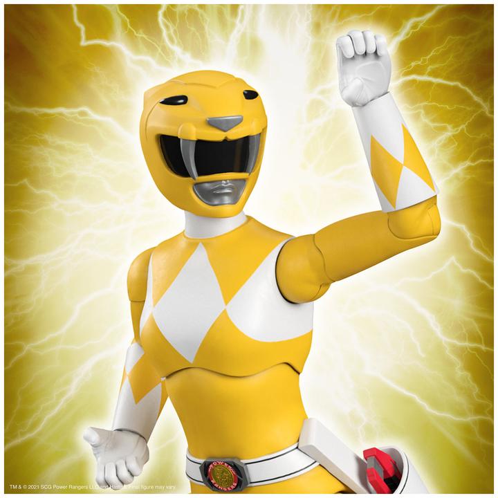 Immagine prodotto Super7 Statuetta Mighty Morphin Power Rangers Ultimates Yellow Ranger 18 cm