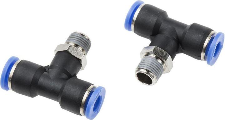 Actual product image RS PRO Branch Tee Adaptor, R1/8 x 6 mm (T-connection)