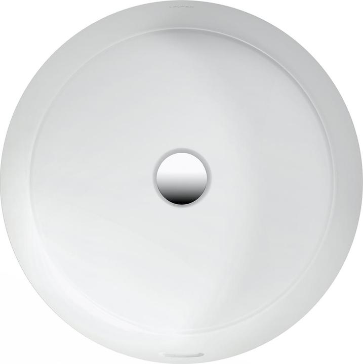 Laufen Living City built-in washbasin from below, with overflow, without tap hole, 450x455mm, white (450 mm, 455 mm)