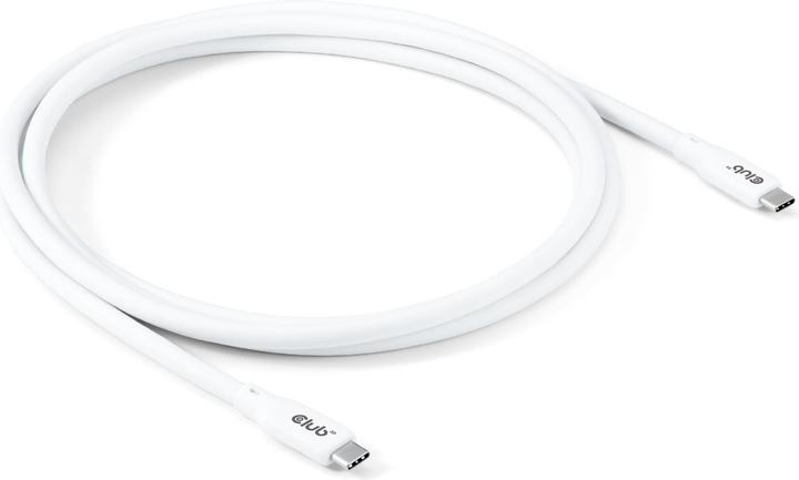 Image du produit Club 3D Club3D Lifestyle câble USB-C PD 240W,20Gbps 2m blanc p/p retail (2 m, 240 W)