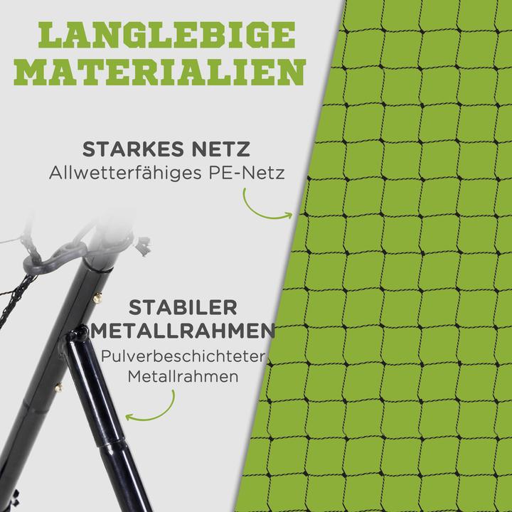 Produktbild Homcom Rebounder PE, Metall Schwarz