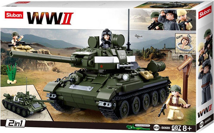 Produktbild Sluban WWII - T34 / 84 Alliierter Panzerjäger