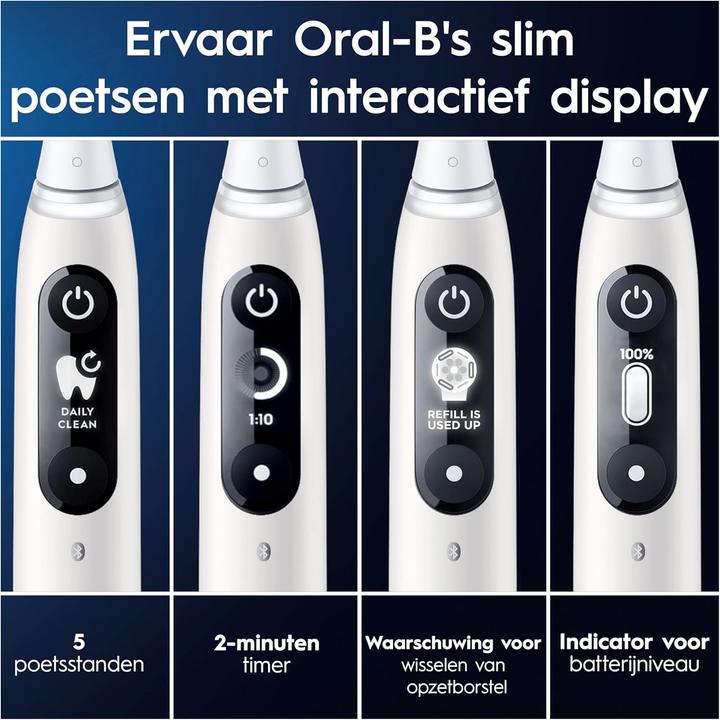 Actual product image Oral-B iO Series 6N Wit + extra iO Gentle Care opzetborstel