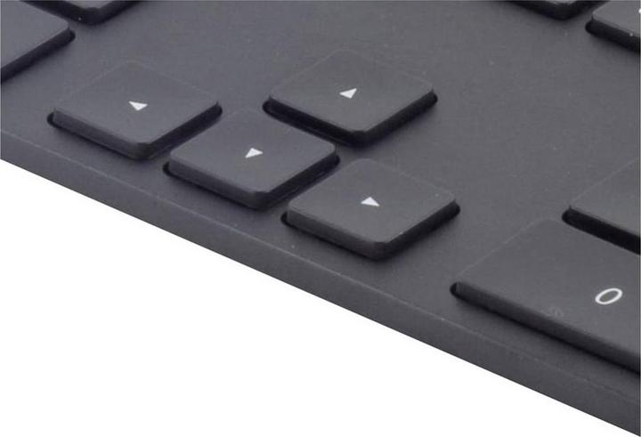Actual product image Matias Draadloos USB-C Aluminium Toetsenbord PC Duits QWERTZ Zwart (FK418PCDCBB-DE) (DE, Wireless)