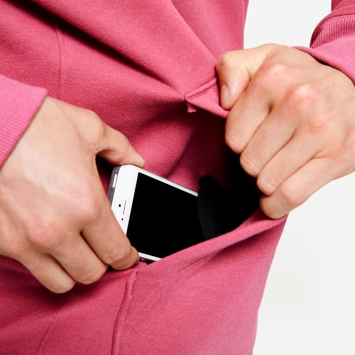 Immagine prodotto Domyos Felpa con cappuccio uomo - 520 rosa cenere (XL)