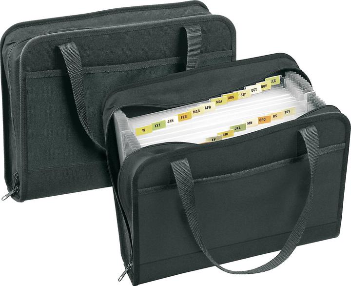 Actual product image Veloflex Pocket Office DIN A4 blank textile black 24 compartments (A4, 1 x)