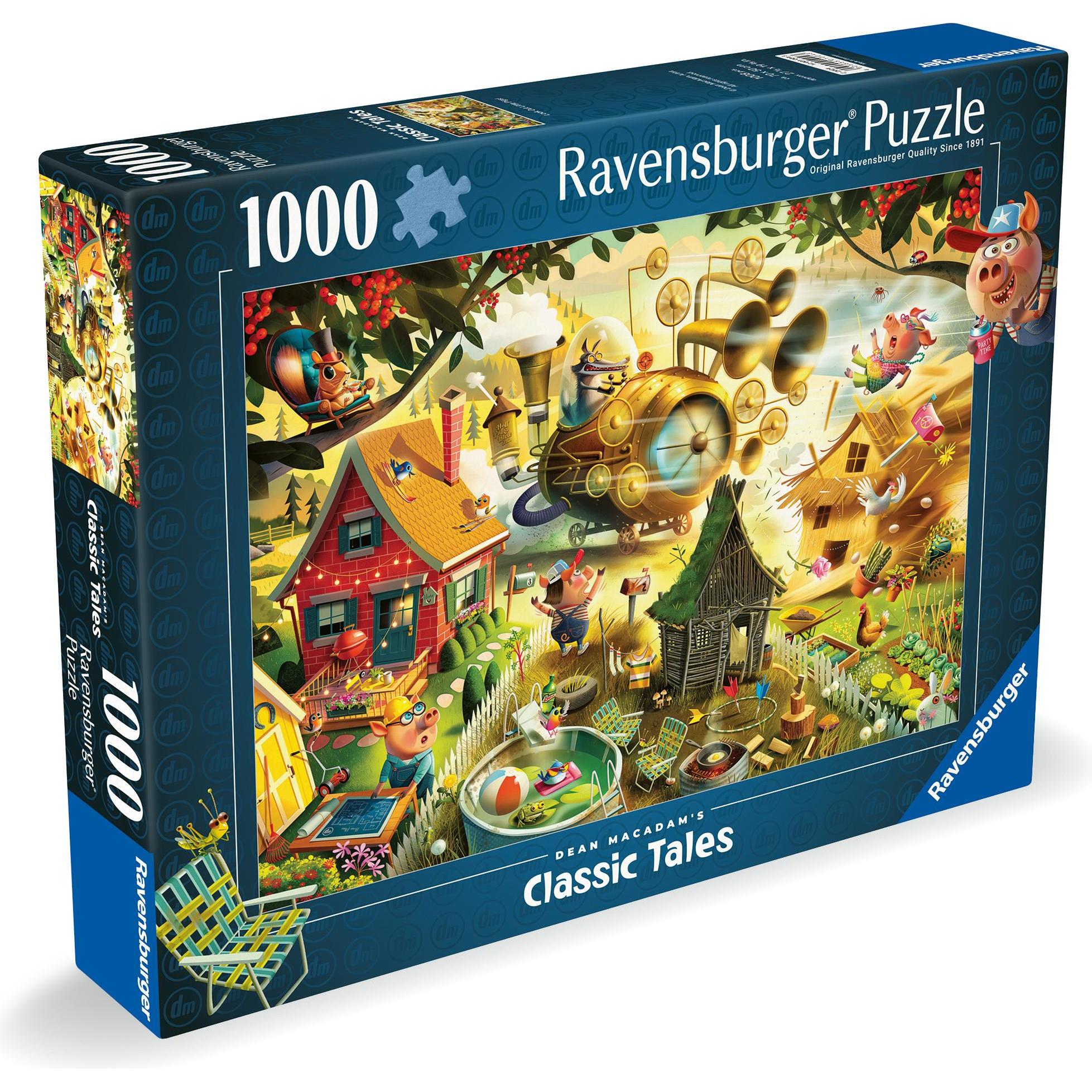 Thumbnail - Ravensburger Puzzle Look Out Little Pigs 1000p (12001004) (1000 Teile)
