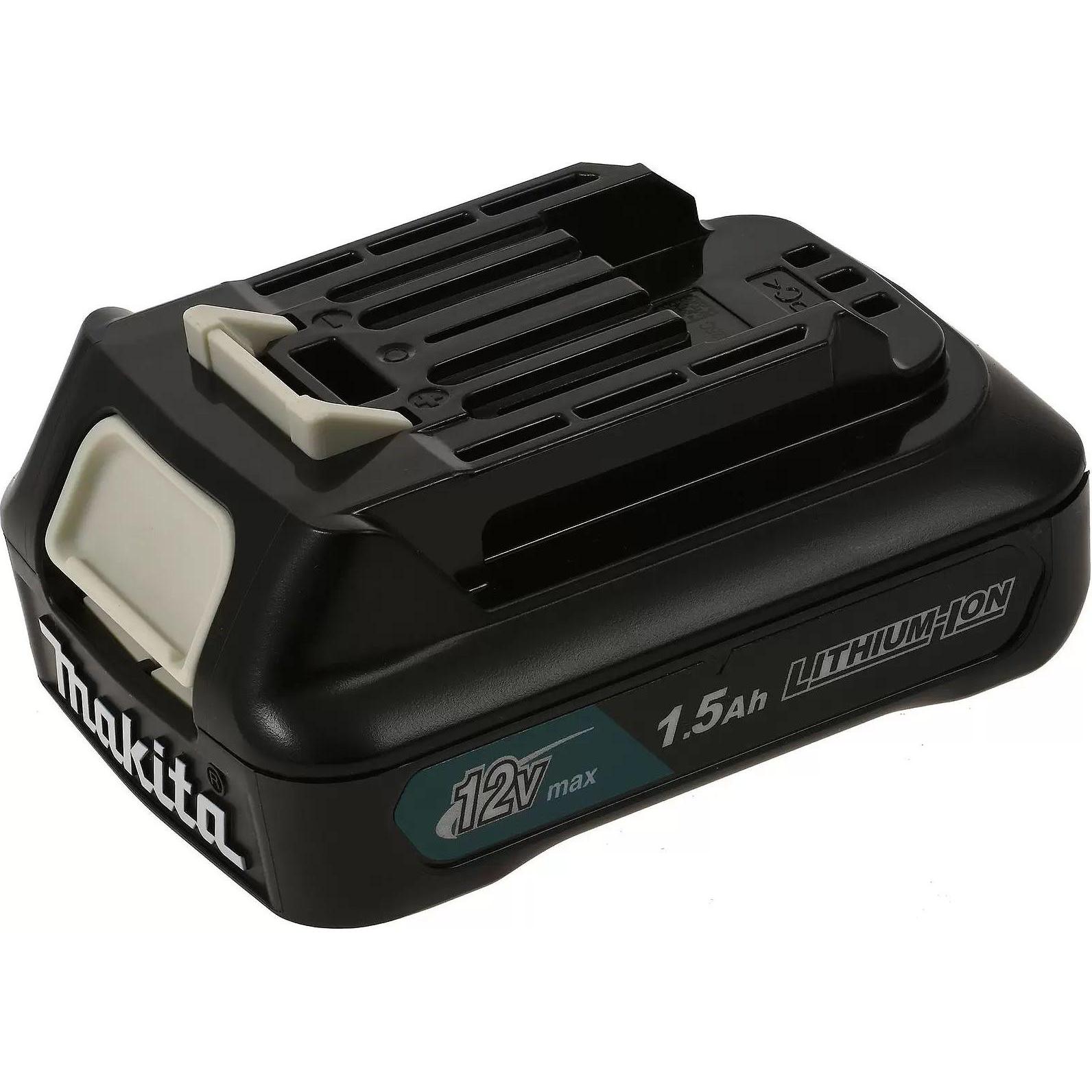 Makita, Werkzeugakku + Ladegerät, Werkzeug Akku Typ BL1016 (ersetzt BL1015) 1,5Ah für 10,8V & 12V Geräte (12 V)