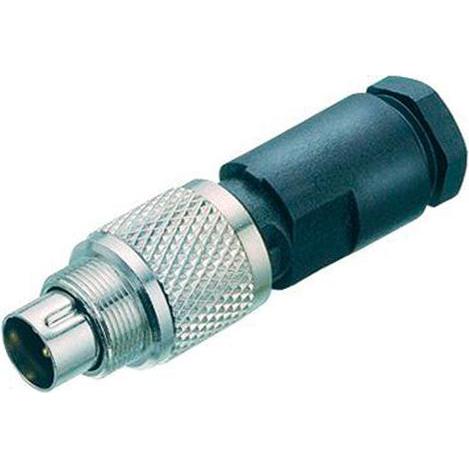 Schubiger Serie 712 8 pole M9 male connector, Elektronikkabel + Stecker