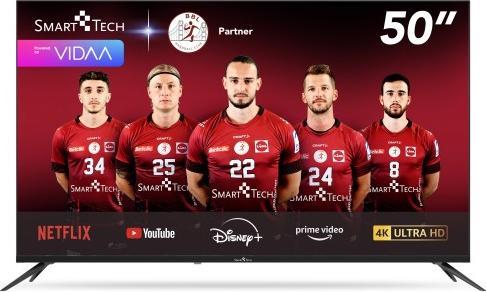 Image du produit Smart Tech Smart-Tech 50UV10V1 TV 127 cm (50') 4K Ultra HD Smart TV Wi-Fi Noir (50", LED, 4K)