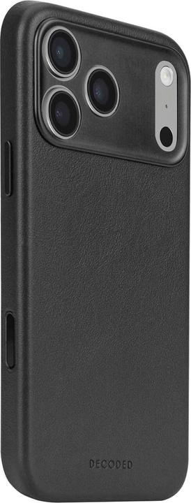 Actual product image Decoded Leather Backcover Apple iPhone 17 Pro Black (Apple iPhone 17 Pro)