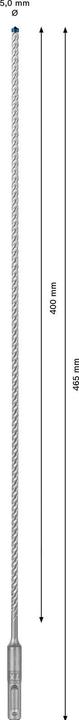 Produktbild Bosch Professional Zubehör EXPERT SDS plus-7X Hammerbohrer, 5 x 400 x 465 mm (5 Millimeter)