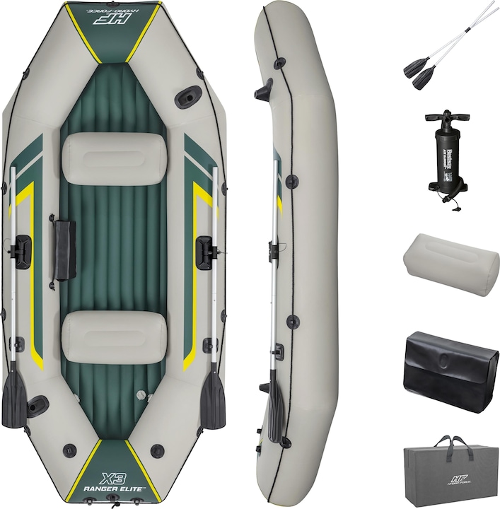 Immagine prodotto Bestway Set Gommone Ranger Elite X3 (295 cm, 3 pers.)