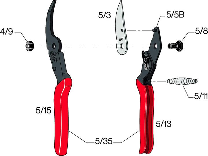Produktbild Felco Schwarz / Rot