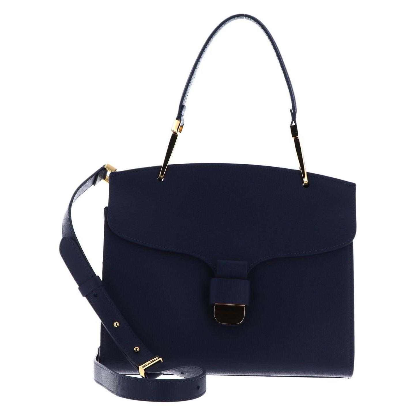 Coccinelle, Damen, Handtasche, Neofirenze Text Handbag, Blau