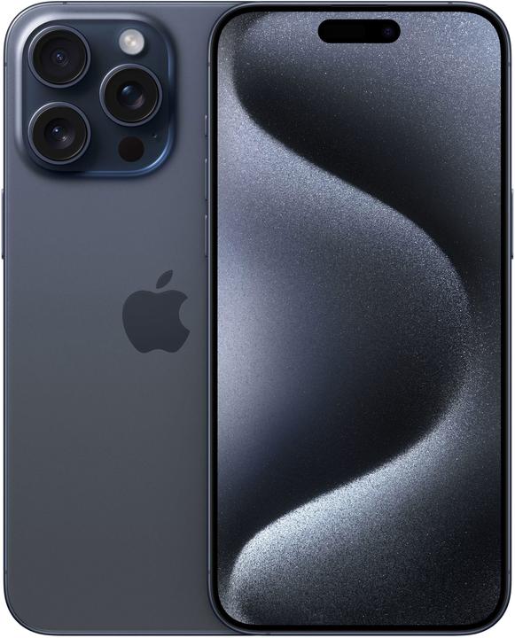 Apple iPhone 15 Pro Max (1000 GB, Blue Titanium, 6.70", SIM + eSIM, 48 Mpx, 5G)