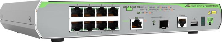 Actual product image Allied Telesis L3 GIGABIT SWITCH 8X 10/100/ (10 Ports)