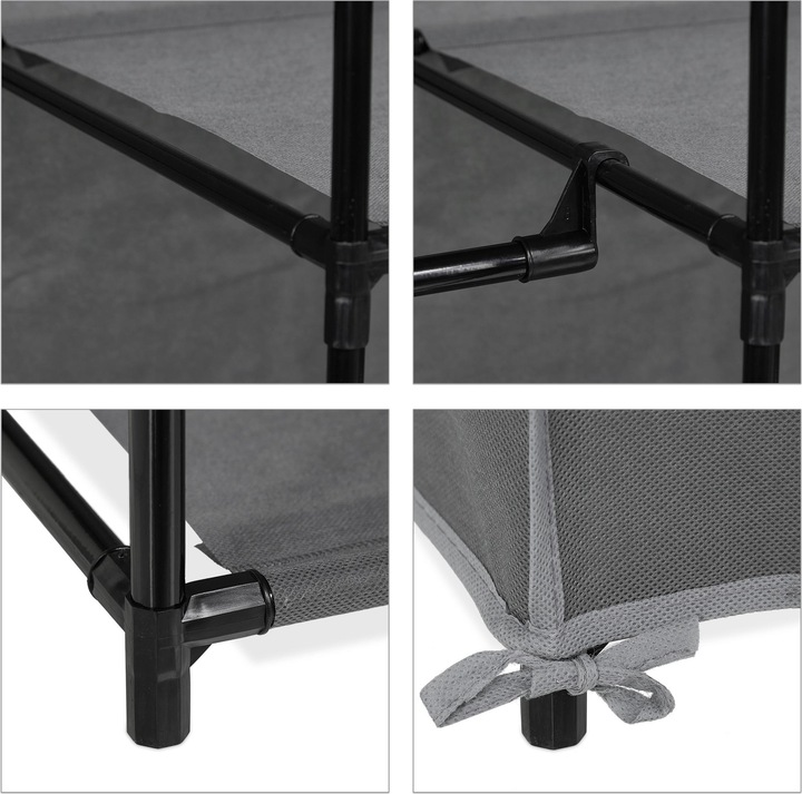 Immagine prodotto Relaxdays Armadio in tessuto (147 x 43 x 172 cm)