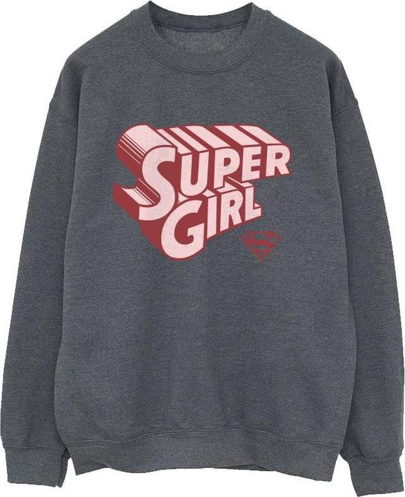 Produktbild Supergirl Retro Logo Sweatshirt Mädchen (104)