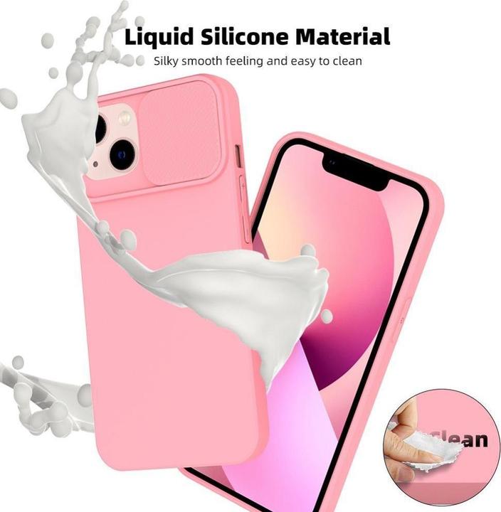 Produktbild OEM Back panel cover SLIDE case for IPHONE 15 Plus light pink (Apple iPhone 15 Plus)