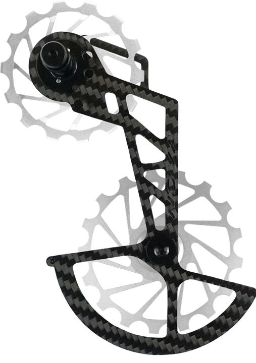 Actual product image Nova Ride Rear derailleur, carbon/ceramic, type Shimano Ultegra/Dura-Ace 12S, black (12-speed)