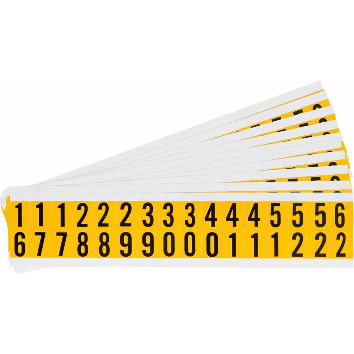 Brady, Etiketten, 1520-# KIT selbstklebendes Etikett Rechteck Dauerhaft Schwarz - Gelb 800 Stück(e) (097601)