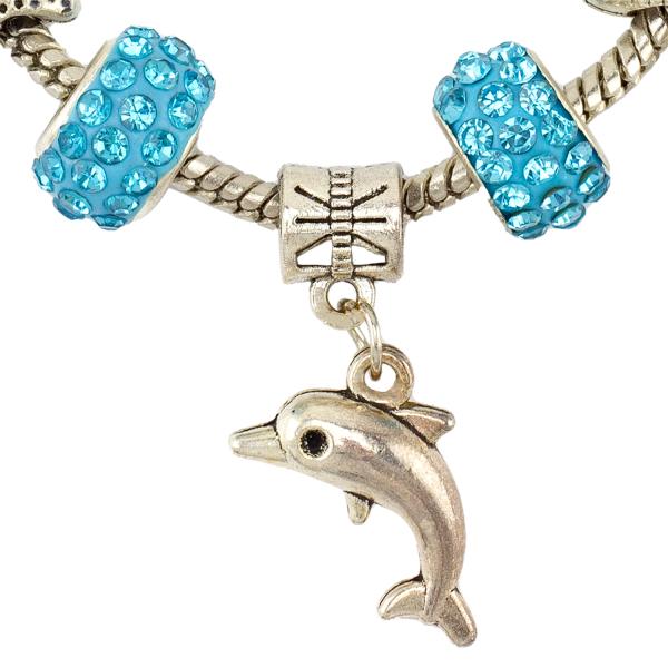 Produktbild Ulysse Couleurs d'Enfance Sehr schönes Armband mit Delphin Motiv (5 cm, Metall)